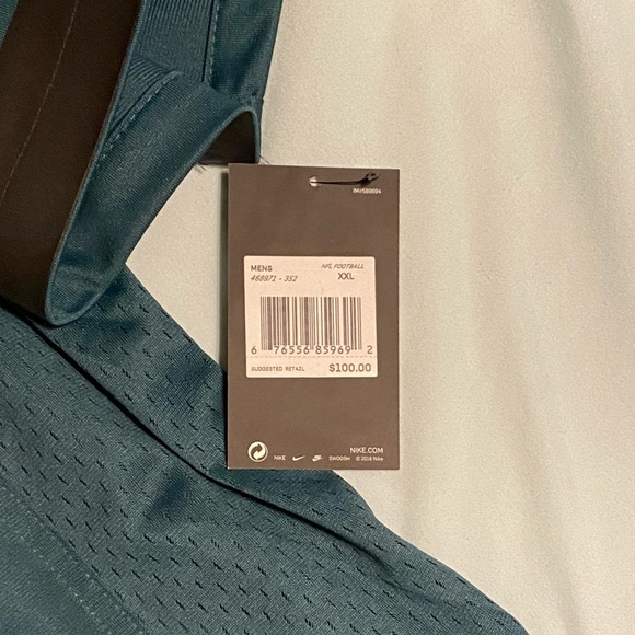 NFL Philadelphia Eagles Brian Dawkins Nike Jersey XXL NWT - Picture 3 of 6